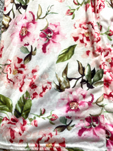 Load image into Gallery viewer, Show Me Your Mumu Robe Womens O/S Pink Green AOP Flower Brie Wrap Tunic Kimono
