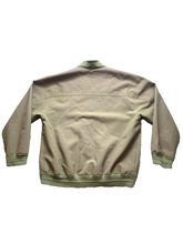 Load image into Gallery viewer, Vintage Capable Jacket Adult Medium Army Green Fade Full Zip Bomber Coat Mens
