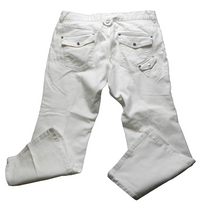 Load image into Gallery viewer, Metro 7 Seven Jeans Womens 16 (37x27.5) Studded Rhinestone Pockets Spandex Lady
