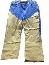 Load image into Gallery viewer, Cabelas Jeans Adult 42x29 Short Blue Khaki Denim Nylon Hunting Outdoor Mens
