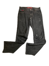 Load image into Gallery viewer, VTG Tommy Hilfiger Jeans Adult 31x34 Black Denim Streetwear Skater Baggy Mens
