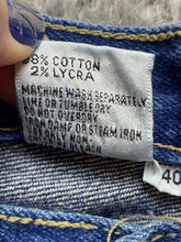 Load image into Gallery viewer, CPI Projections Jeans Womens 40x25 Blue Denim Ankle Slit Capri Tapered Ladies
