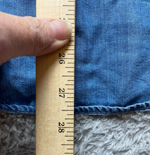 Load image into Gallery viewer, Anthropologie Cloth &amp; Stone Shirt Womens Small Blue Hi low Chambray Denim Tunic
