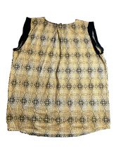 Load image into Gallery viewer, MNG by Mango Shirt Womens Extra Large Yellow Gold Tank Blouse Oversized Ladies
