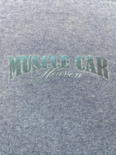 Load image into Gallery viewer, Muscle Car Heaven Shirt Adult Extra Large Navy Heather Corvette Camaro Mens
