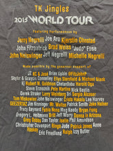 Load image into Gallery viewer, TK Jingles Shirt Adult Extra Large Slate Gray 2015 World Tour Jerry Negrelli Men
