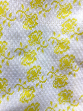 Load image into Gallery viewer, VTG Steven Wayne Shirt Womens Extra Large Yellow AOP Floral Fortrel Knits NOS
