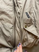 Load image into Gallery viewer, VTG Members Only Jacket Adult 44L Taupe Full Zip Snaps Bomber Outdoor Mens
