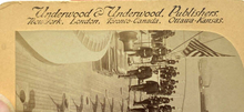 Load image into Gallery viewer, 1901 Stereoscope Photo Card Marine Corps at Drill Battleship Wisconsin Underwood
