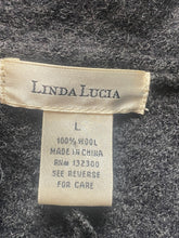 Load image into Gallery viewer, VTG Linda Lucia Jacket Womens Large 100% Wool Front Pocket Lace Up Rivets Ladies
