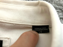Load image into Gallery viewer, Armani Exchange Shirt Adult Large White Button Up Fitted Casual Pocket A/X Mens
