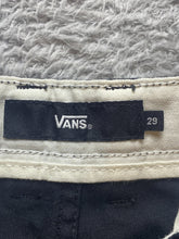 Load image into Gallery viewer, Vans Shorts Adult 29x8.5 Black Flat Front Off The Wall Casual Chino Mens
