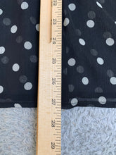 Load image into Gallery viewer, Kut From the Kloth Shirt Womens Small Black Polkadots Button Up Sheer Ladies
