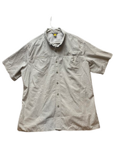 Load image into Gallery viewer, Eddie Bauer Shirt Adult Extra Large Gray Travex Button Up Nylon Mesh Hiking Mens
