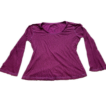 Load image into Gallery viewer, Prana Shirt Womens Large Purple Geometric Zanita Flowy Blouse Casual Ladies

