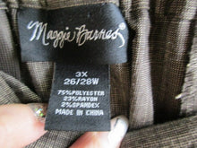 Load image into Gallery viewer, Maggie Barnes Skirt Womens 3X 26/28W Flat Front Straight Raton Spandex Ladies
