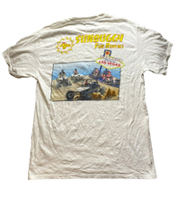 Load image into Gallery viewer, Sunbuggy Shirt Adult Small White Las Vegas Nevada Fun Rentals Adventures ATV Men
