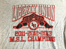 Load image into Gallery viewer, Liberty Union Shirt Adult Large Back to Back MSL Champions NCAA Basketball Mens

