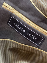 Load image into Gallery viewer, Andrew Fezza Suit Coat Mens 48L Greenish Gray Worsted Wool Sport Blazer
