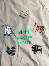 Load image into Gallery viewer, VTG 4H Shooting Jacket Adult Extra Large Tan Windbreaker 4H Embroidered Mens
