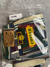 Load image into Gallery viewer, Cotler Shorts Womens 14 (25x12) Maroon Blue Green Stripe Bermuda Flat Front NWT
