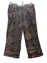 Load image into Gallery viewer, Free People Pants Womens Small (32x19) Black Geometric Capri Cropped Ladies
