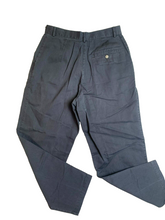 Load image into Gallery viewer, LL Bean Jeans Womens 8 (29x26) Petite Black Denim Straight Pleated Trouser Chino
