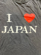 Load image into Gallery viewer, I Love Japan Shirt Womens Large Black Heart Souvenir Streetwear Pullover Ladies
