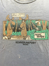 Load image into Gallery viewer, Kennebunkport Maine Shirt Adult Medium Steel Gray Moose Texting Hunter Hunt Mens

