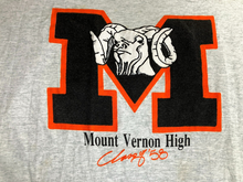 Load image into Gallery viewer, Vintage Mount Vernon High Shirt Adult 2XL XXL Gray Single Stitch Sports 90s Mens
