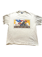 Load image into Gallery viewer, VTG USA Texas Shirt Adult Large Single Stitch USPS 1845 Commemorative Stamp 90s
