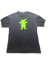 Load image into Gallery viewer, The Hundreds x Grizzly Shirt Adult Medium Black Bear Griptape Skateboarding Mens

