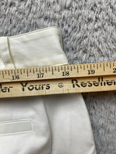 Load image into Gallery viewer, Lauren Ralph Lauren Pants 12 (36x30.5) Ivory Flared Stretch Flat Front NWOT
