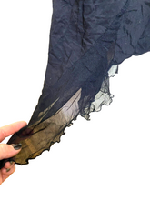 Load image into Gallery viewer, Ulla Popken Dress Womens 28/30 Black Gothcore Sheer Trim Halloween Rayon Lady
