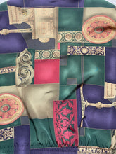 Load image into Gallery viewer, VTG Kensington Square Jacket Womens Extra Large Multi Color Baroque Abstract USA
