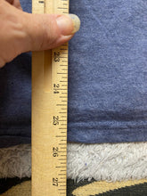 Load image into Gallery viewer, Superman Shirt Adult Medium Heather Navy Big Logo Center DC Comics Crewneck Mens
