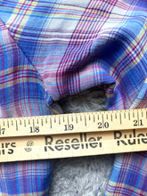 Load image into Gallery viewer, Kuhl Shirt Womens Small Blue Pink Kamila Flannel Plaid Oversized Casual Comfy
