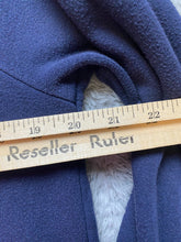 Load image into Gallery viewer, J Crew Sweatshirt Adult Small Navy Blue Cloudspun Fleece Button Collar Mens
