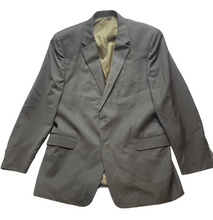 Load image into Gallery viewer, Andrew Fezza Suit Coat Mens 48L Greenish Gray Worsted Wool Sport Blazer

