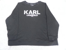 Load image into Gallery viewer, Karl Lagerfeld Sweatshirt Womens 1X Sweater Bedazzled Logo Paris Pullover Mens
