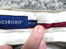 Load image into Gallery viewer, Lanesboro Pants Adult 34x34 Straight Leg Flat Front Khakis Casual Dress Mens
