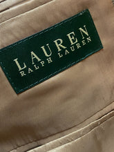 Load image into Gallery viewer, Lauren Ralph Lauren Sport Coat Mens 42 Tan Single Breasted Rayon Suit Blazer
