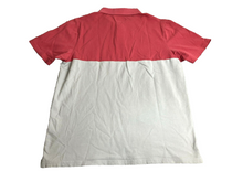 Load image into Gallery viewer, Hooey Shirt Adult Large White Coral Preppy Colorblock Casual Golf Polo Mens

