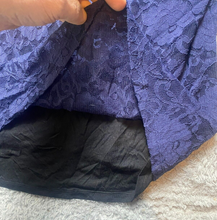 Load image into Gallery viewer, Torrid Shirt Womens 5 5X Peacoat Lace Boat Neck Boho Peasant Blouse Plus NWT
