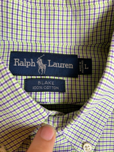 Load image into Gallery viewer, Ralph Lauren Shirt Adult Large Green Button Up Blake Flesh Pony Casual Mens
