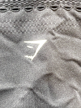 Load image into Gallery viewer, Gymshark Sweatshirt Womens Extra Small Black Cut Out Hoodie Nylon Stretch Ladies
