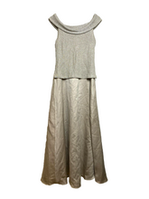 Load image into Gallery viewer, VTG Arianna by Rachel Kaye Dress Womens 10 Gold Champagne Evening Gown Party
