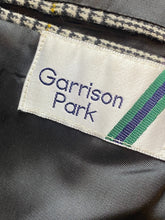 Load image into Gallery viewer, Vintage Garrison Park Sport Coat Mens 48 Houndstooth Camel Hair USA Suit Blazer
