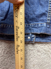 Load image into Gallery viewer, Levis Jacket Womens Small Blue Denim Trucker Jean Button Up Spandex Outdoor
