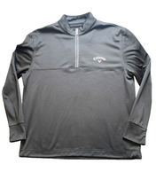 Load image into Gallery viewer, Callaway Shirt Adult Extra Large Black Weather Series Golf 1/4 Zip Pullover Mens
